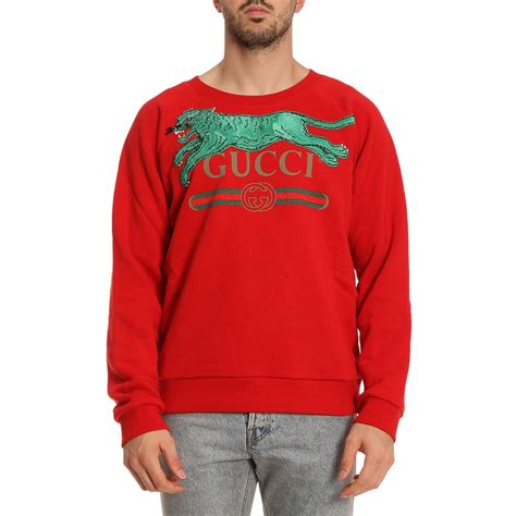 felpa gucci rosso